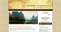 Desktop Screenshot of alamedaacupuncture.com